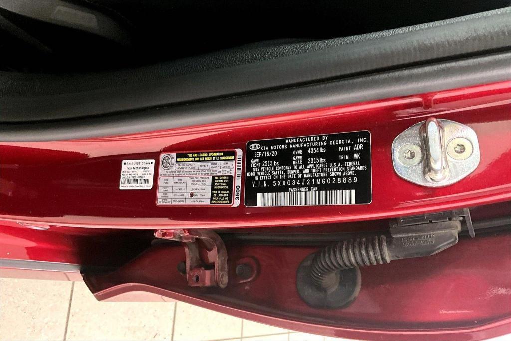 used 2021 Kia K5 car, priced at $20,750