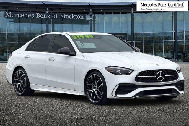 used 2022 Mercedes-Benz C-Class car, priced at $31,999