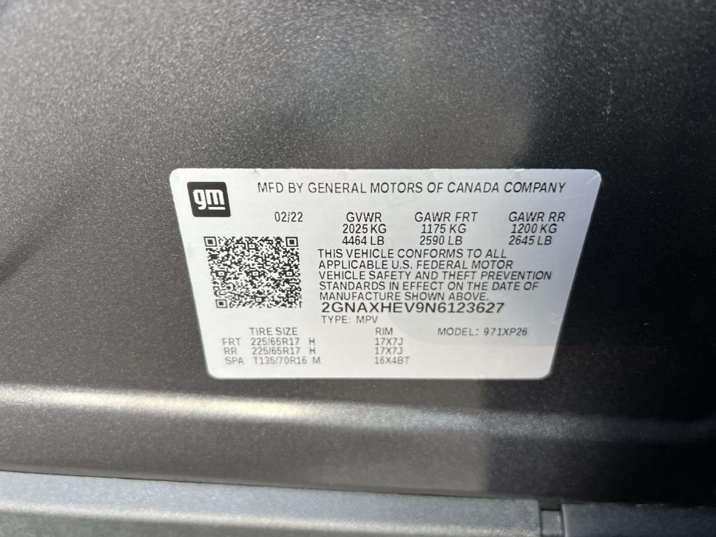 used 2022 Chevrolet Equinox car, priced at $17,950