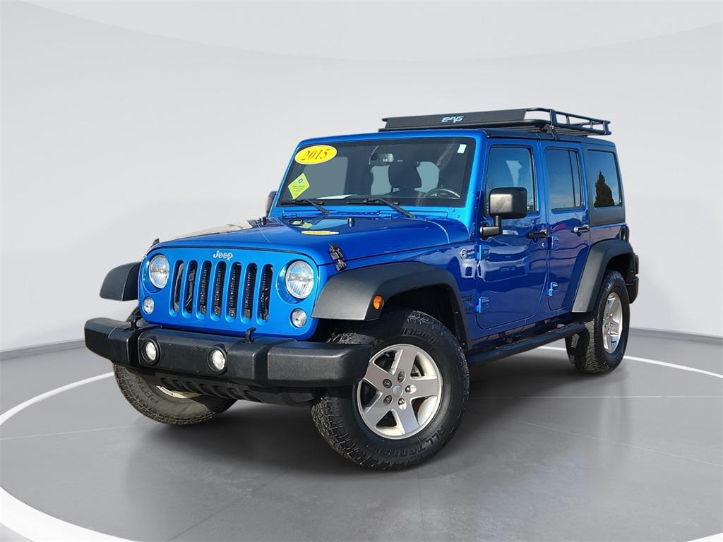 used 2015 Jeep Wrangler Unlimited car, priced at $19,925