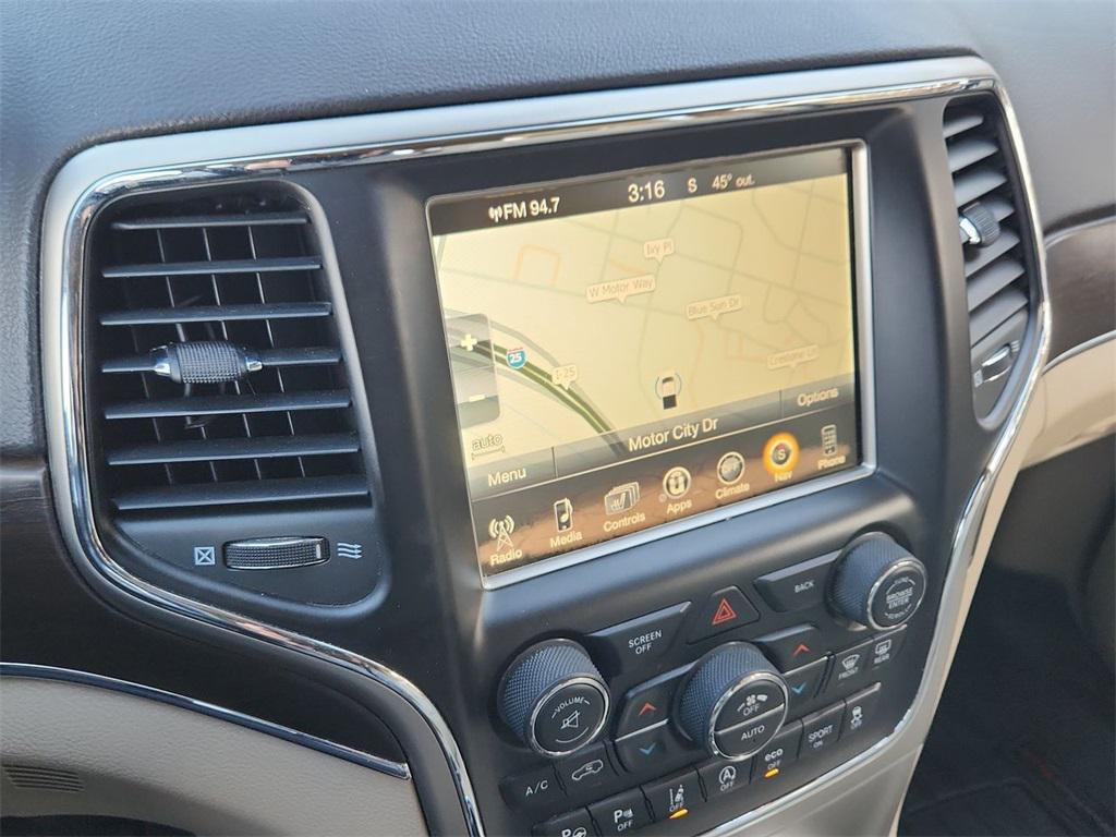 used 2017 Jeep Grand Cherokee car, priced at $18,383