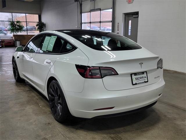 used 2021 Tesla Model 3 car, priced at $23,900