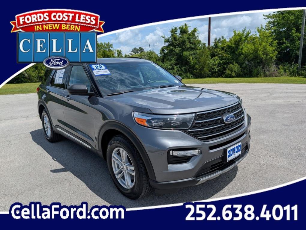 used 2022 Ford Explorer car, priced at $28,605