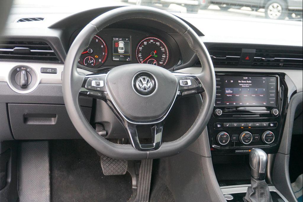 used 2021 Volkswagen Passat car, priced at $15,087