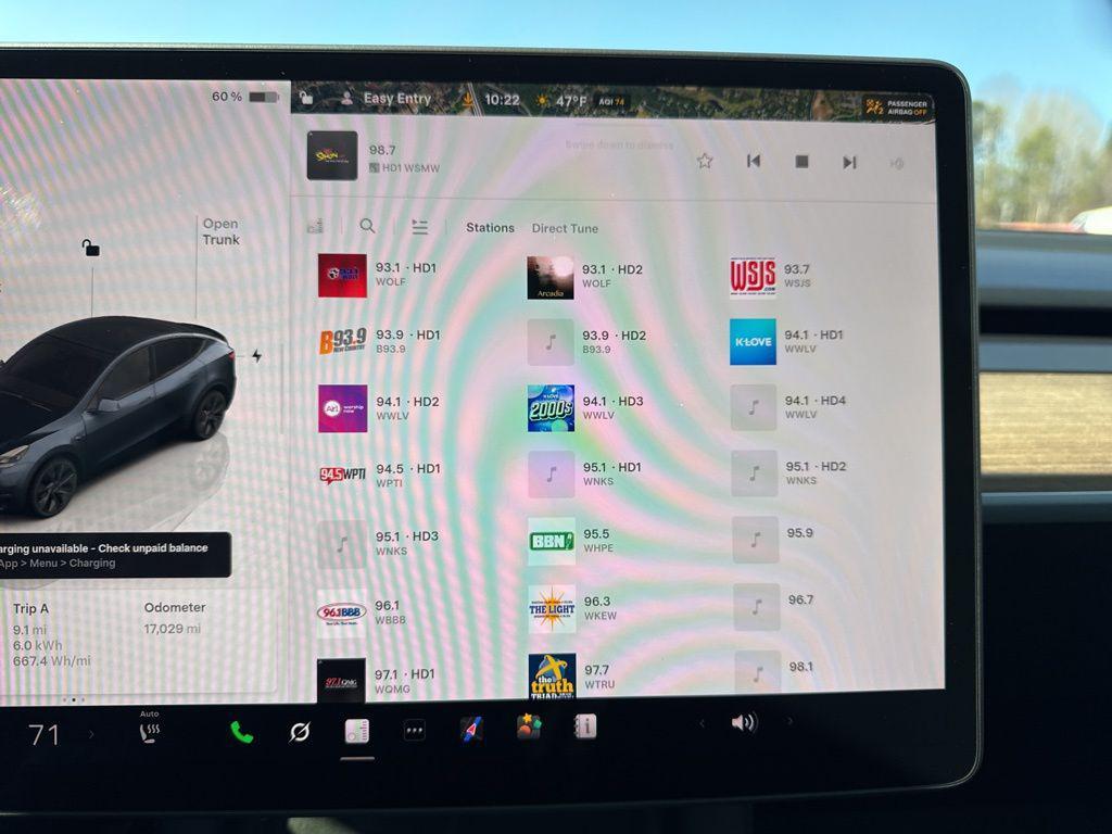 used 2025 Tesla Model Y car, priced at $38,550