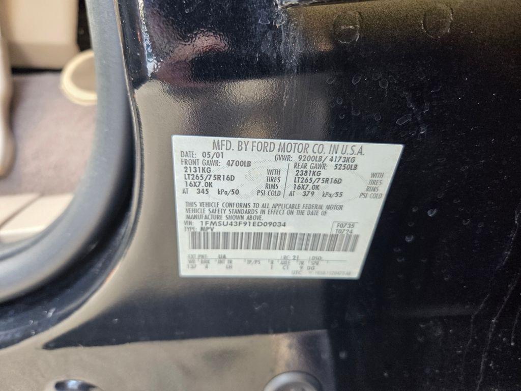 used 2001 Ford Excursion car, priced at $39,800