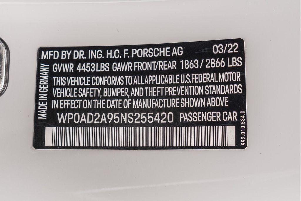 used 2022 Porsche 911 car, priced at $244,900