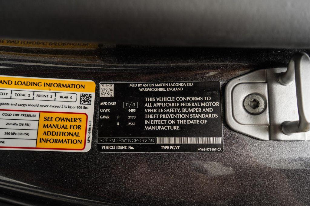 used 2022 Aston Martin Vantage car, priced at $123,900