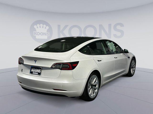 used 2021 Tesla Model 3 car, priced at $18,500