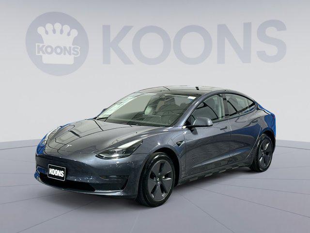 used 2023 Tesla Model 3 car, priced at $23,750