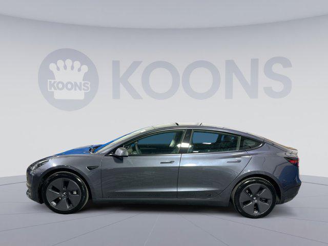 used 2023 Tesla Model 3 car, priced at $23,750