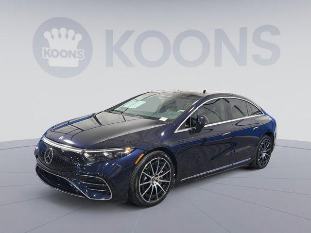 used 2022 Mercedes-Benz EQS 580 car, priced at $40,750