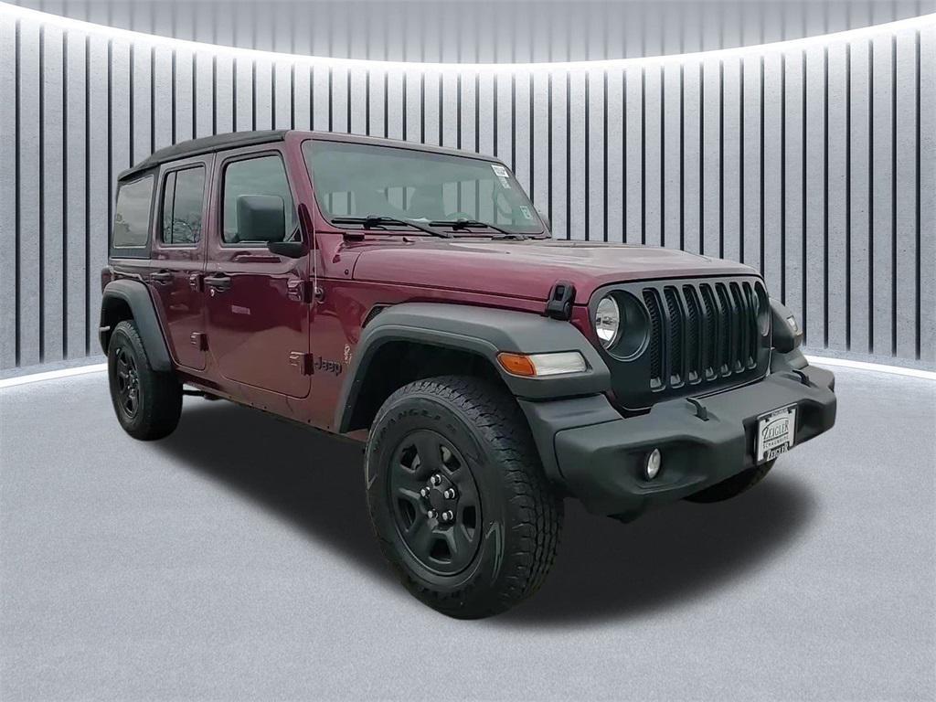 used 2021 Jeep Wrangler Unlimited car, priced at $24,731