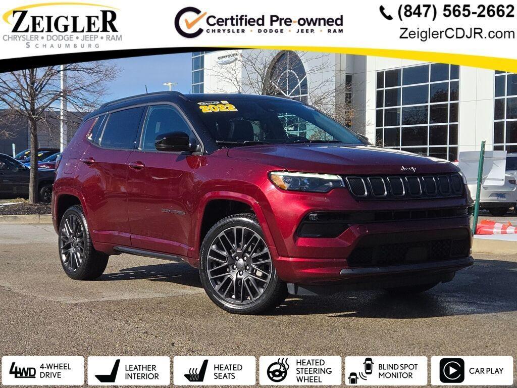 used 2022 Jeep Compass car, priced at $22,140