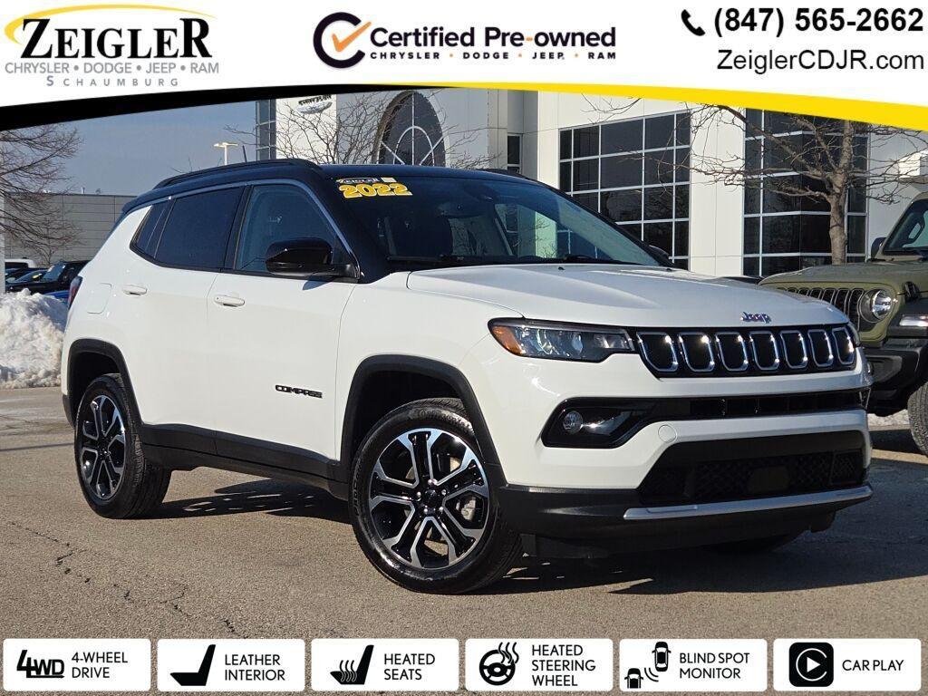 used 2022 Jeep Compass car, priced at $20,355