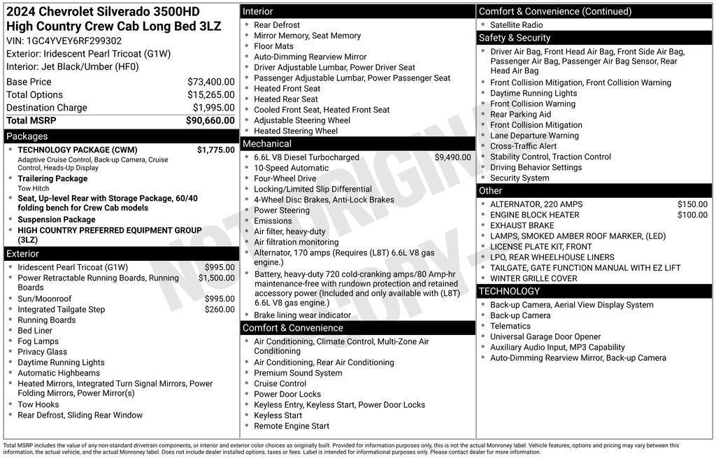 used 2024 Chevrolet Silverado 3500 car, priced at $69,985