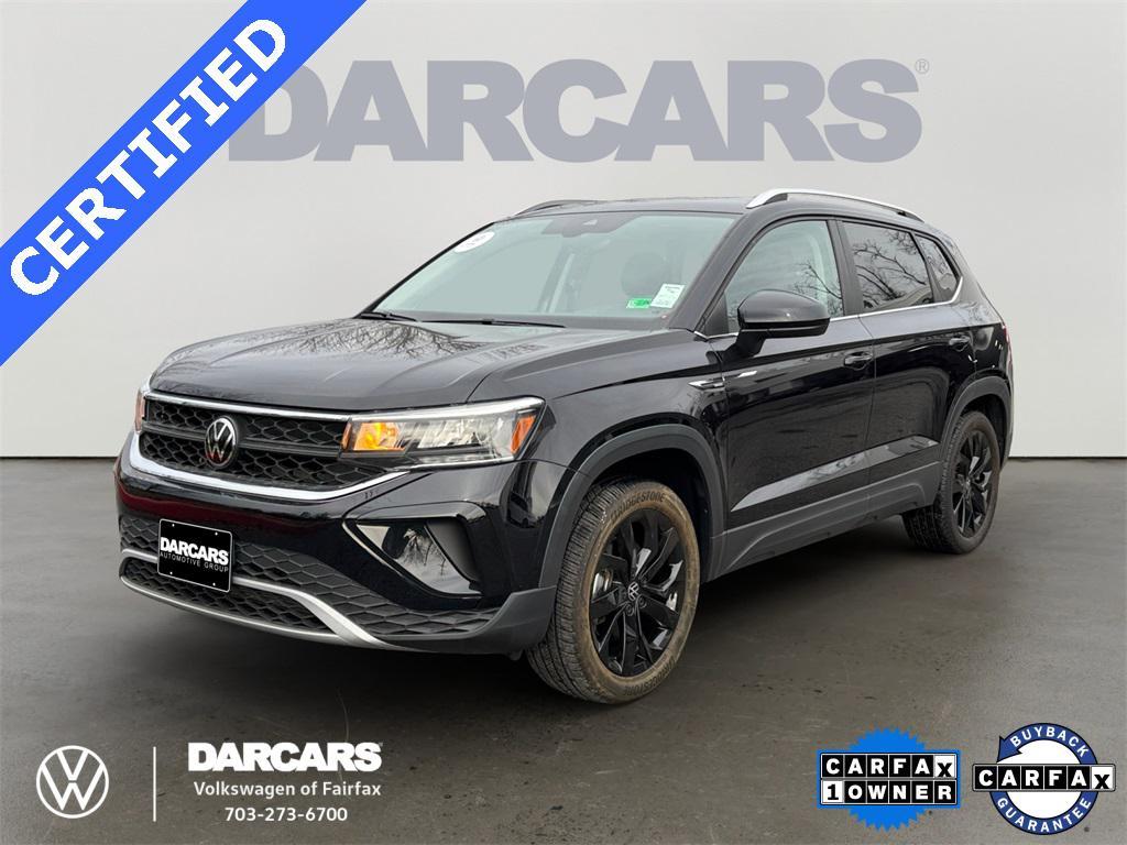 used 2023 Volkswagen Taos car, priced at $22,203