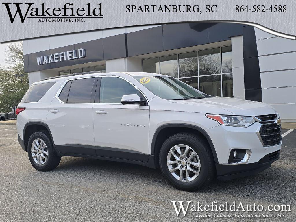 used 2020 Chevrolet Traverse car, priced at $18,900