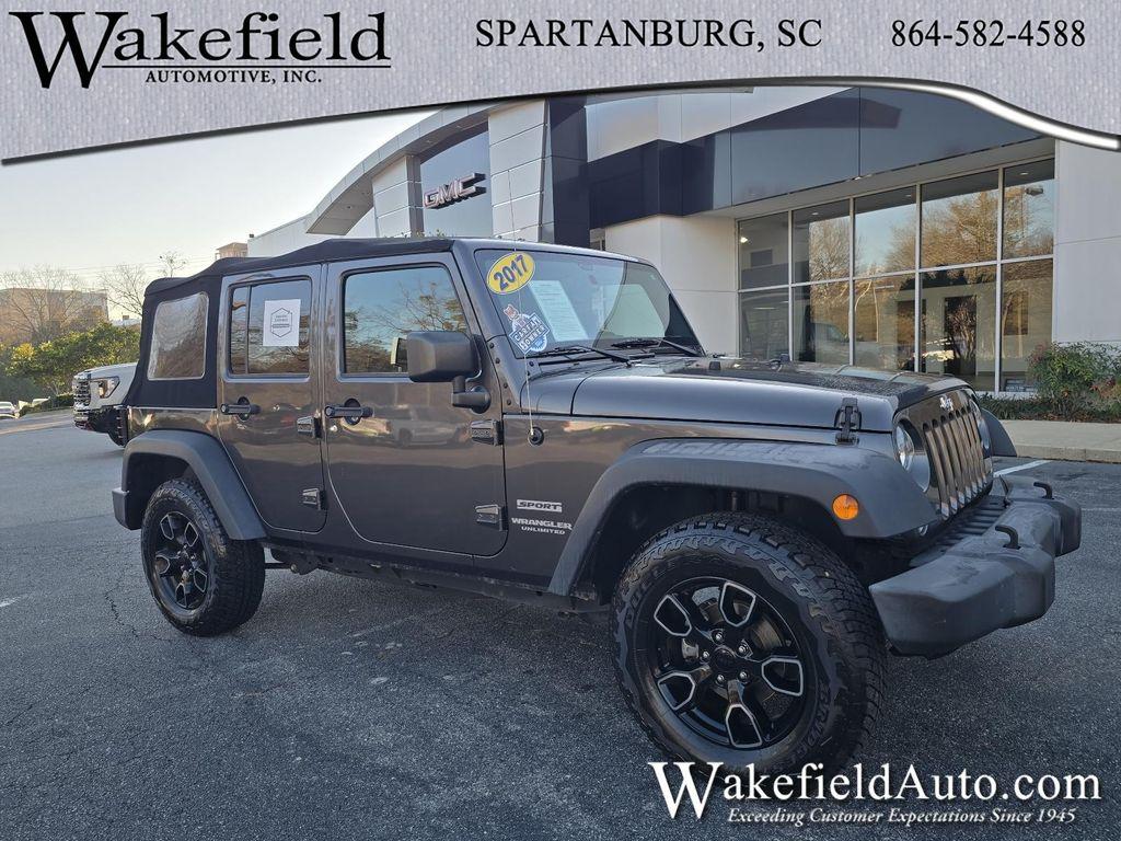 used 2017 Jeep Wrangler Unlimited car, priced at $20,949