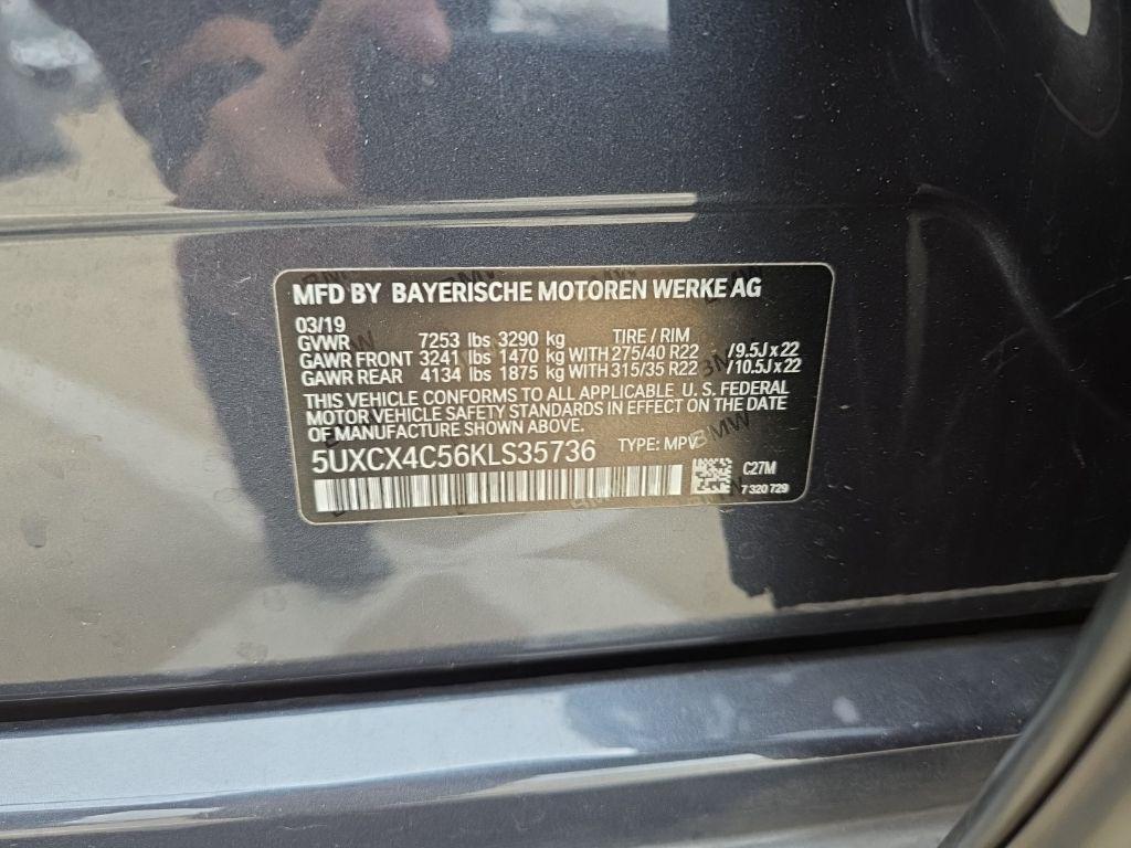 used 2019 BMW X7 car, priced at $33,450