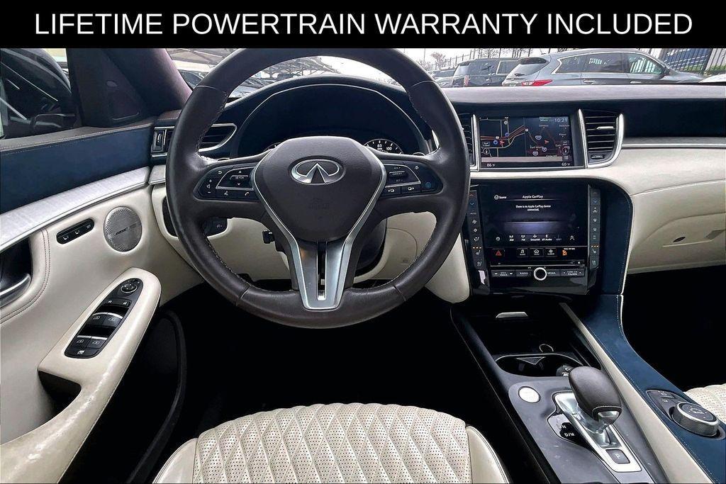 used 2021 INFINITI QX50 car, priced at $28,750