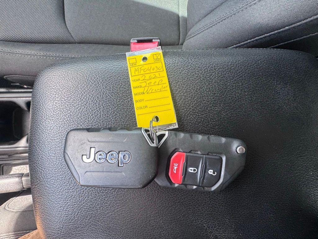 used 2021 Jeep Wrangler Unlimited car, priced at $29,452
