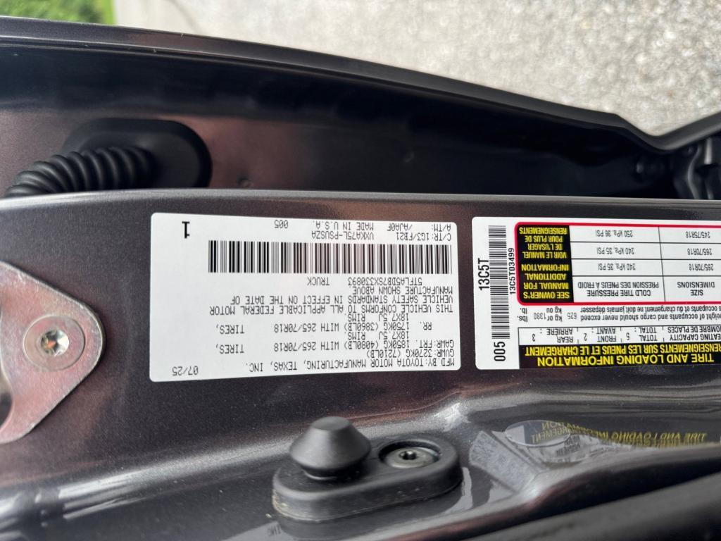 used 2025 Toyota Tundra car, priced at $46,489