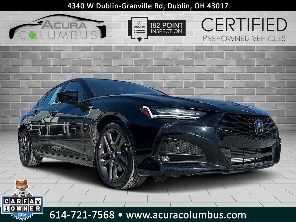 used 2025 Acura TLX car, priced at $44,527