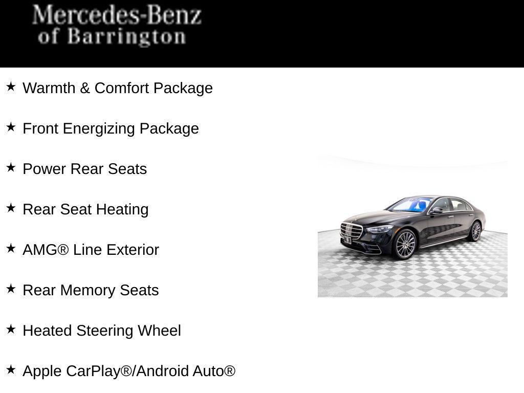 used 2024 Mercedes-Benz S-Class car, priced at $87,000