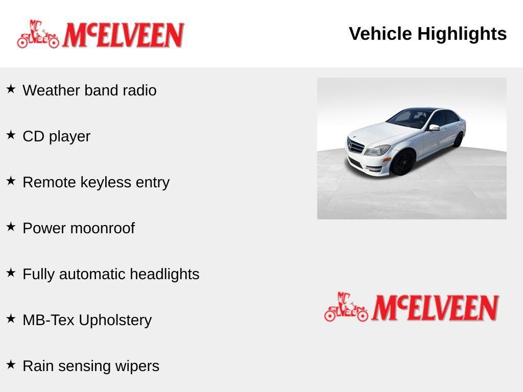 used 2014 Mercedes-Benz C-Class car, priced at $8,799