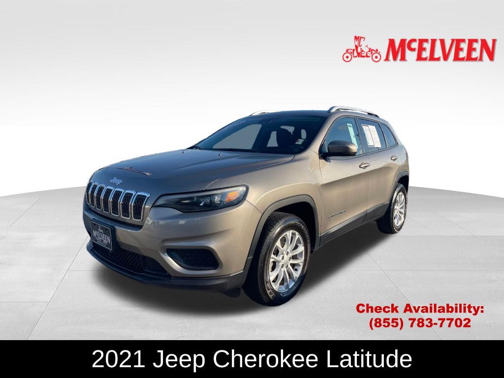 used 2021 Jeep Cherokee car, priced at $18,400