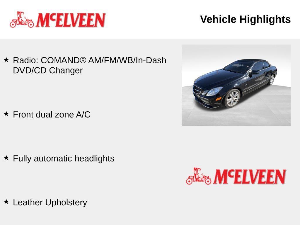 used 2012 Mercedes-Benz E-Class car, priced at $10,999