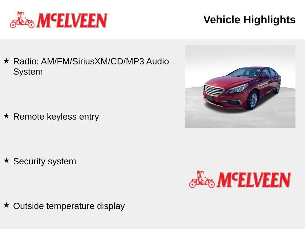 used 2017 Hyundai Sonata car, priced at $7,799
