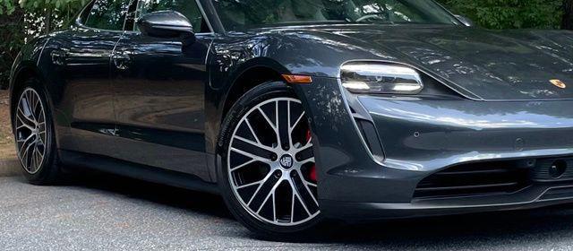 used 2020 Porsche Taycan car, priced at $49,897