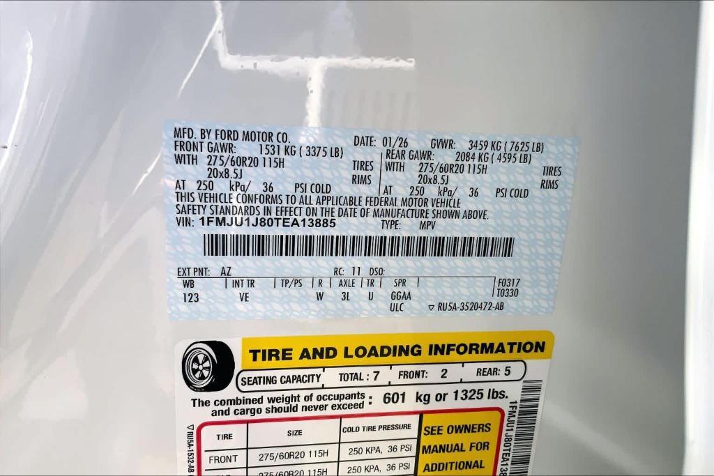 new 2026 Ford Expedition car, priced at $75,886