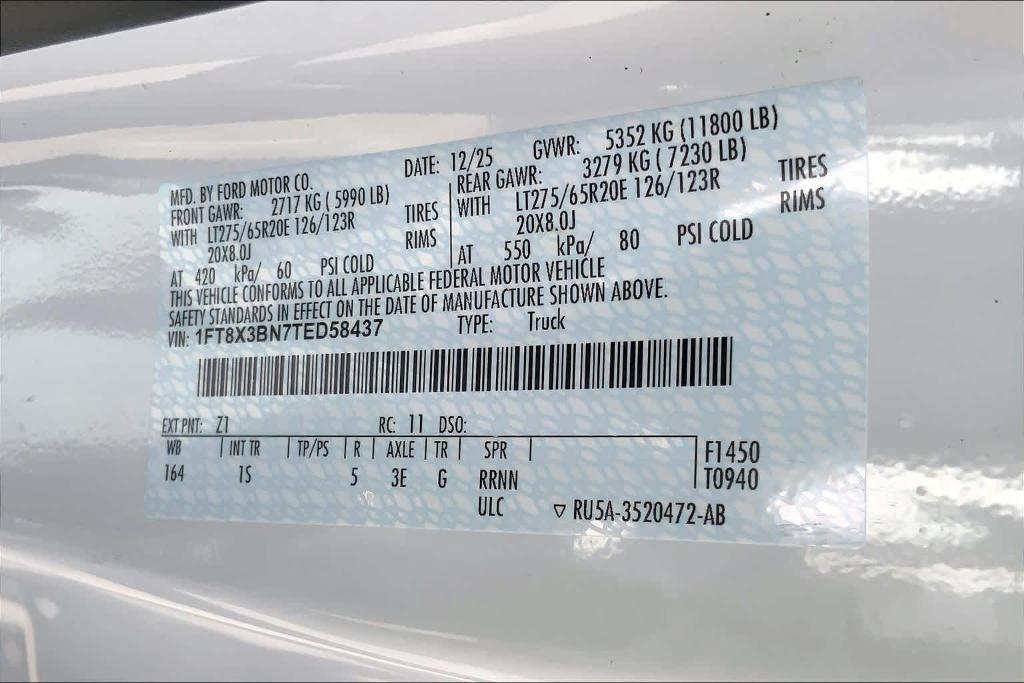 new 2026 Ford F-350 car, priced at $61,820