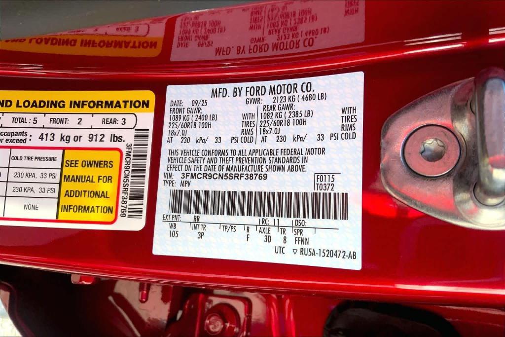 new 2025 Ford Bronco Sport car, priced at $39,100