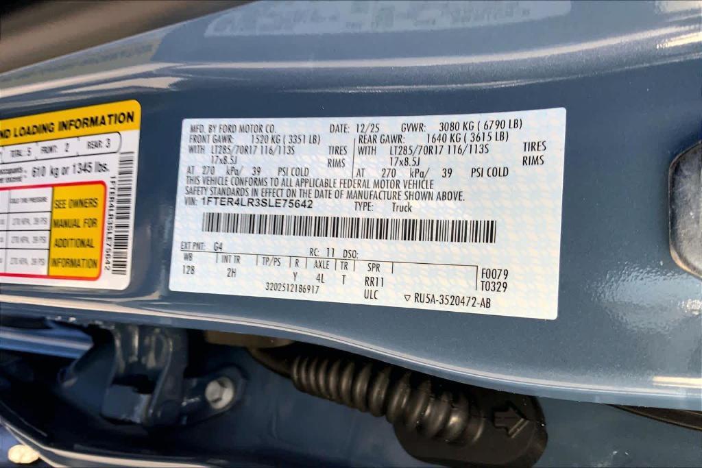 new 2025 Ford Ranger car, priced at $59,815