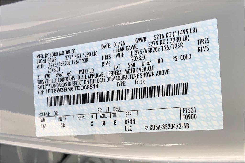 new 2026 Ford F-350 car, priced at $78,159