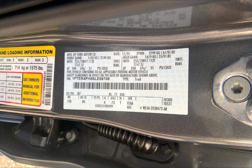 new 2025 Ford Ranger car, priced at $39,147