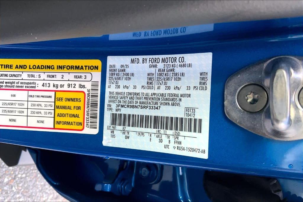 new 2025 Ford Bronco Sport car, priced at $34,425