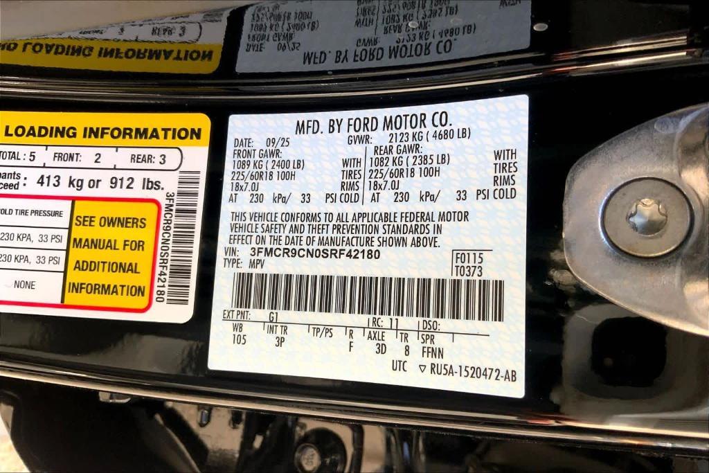 new 2025 Ford Bronco Sport car, priced at $38,490