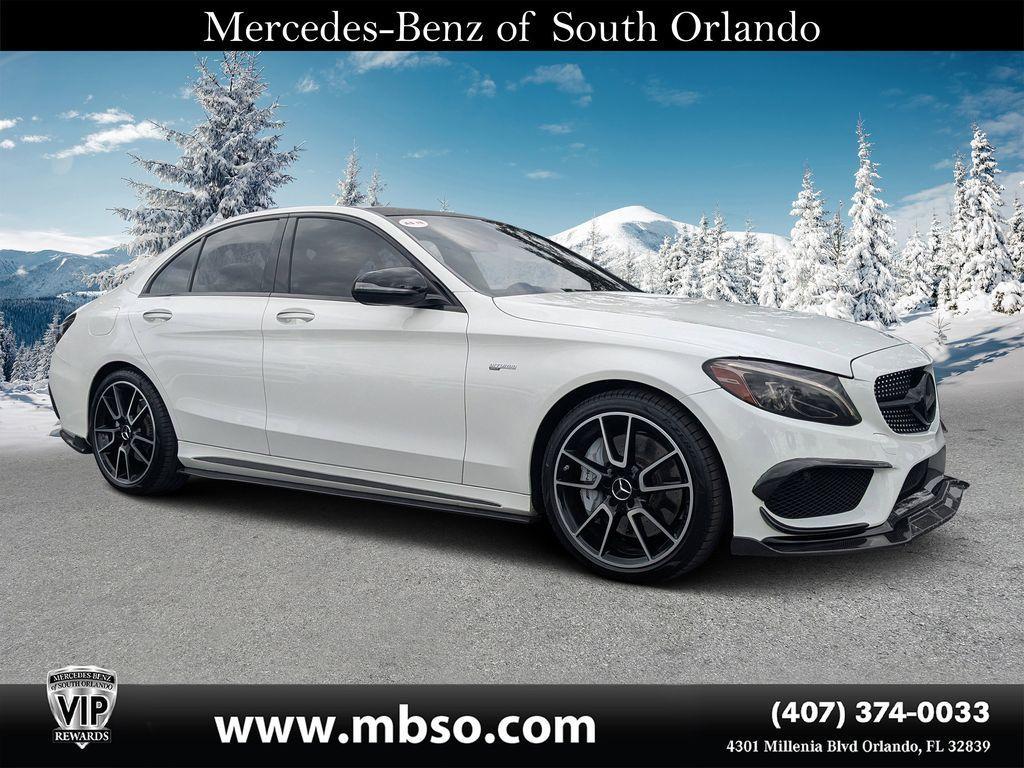 used 2018 Mercedes-Benz AMG C 43 car, priced at $24,407