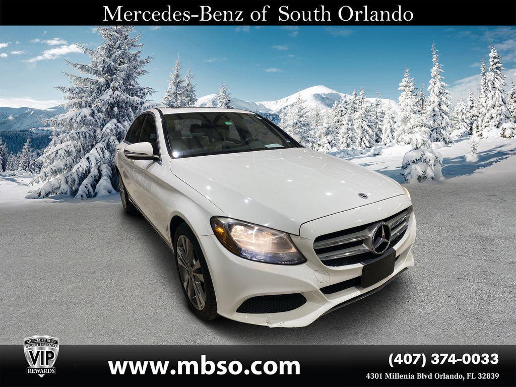 used 2018 Mercedes-Benz C-Class car, priced at $13,407