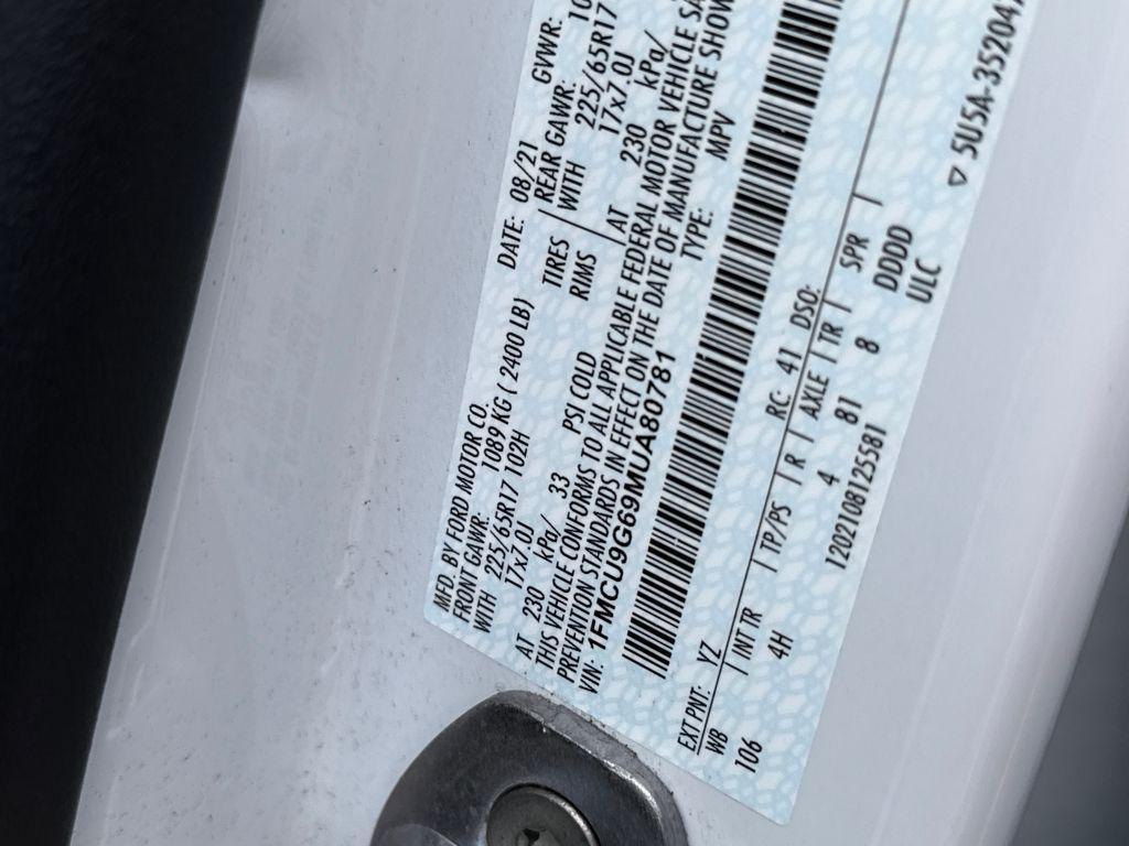 used 2021 Ford Escape car, priced at $19,995