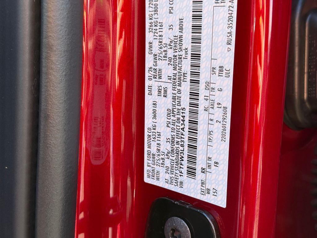 new 2026 Ford F-150 car, priced at $62,539