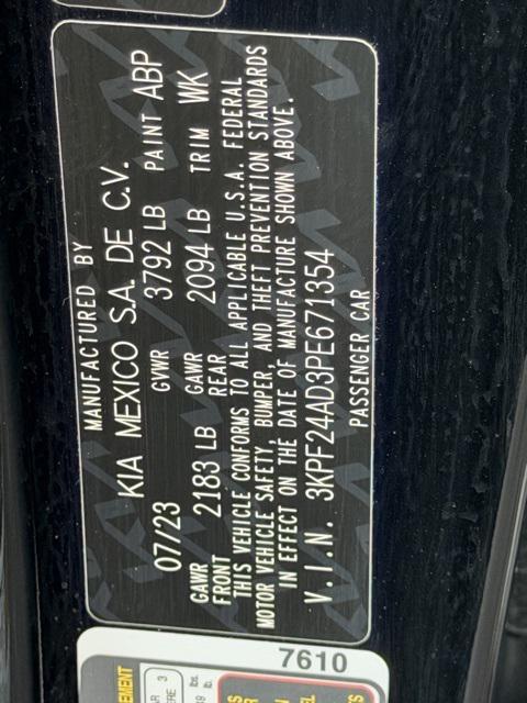 used 2023 Kia Forte car