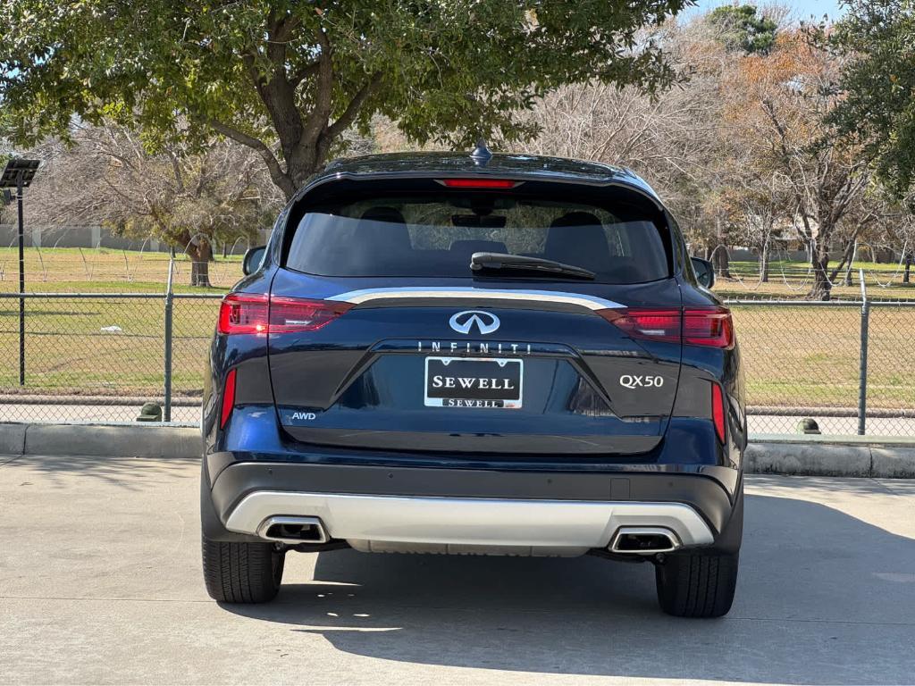used 2025 INFINITI QX50 car, priced at $34,799