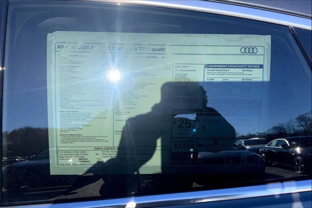 new 2025 Audi Q5 car, priced at $63,180