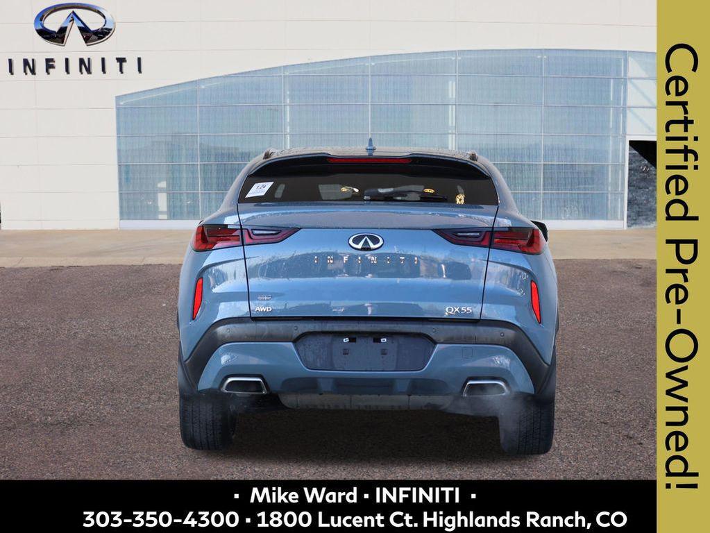 used 2023 INFINITI QX55 car, priced at $33,500
